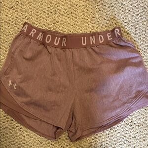 Under Armour Women's Athletic Shorts in Dusty Rose